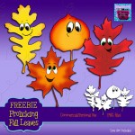 PREVIEW of FREEBIE Fall Leaves - The Doodle Oven