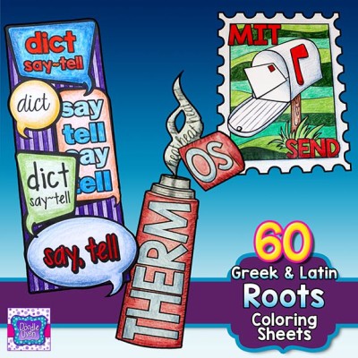 Greek and Latin Roots Coloring Pages – Heidi Babin